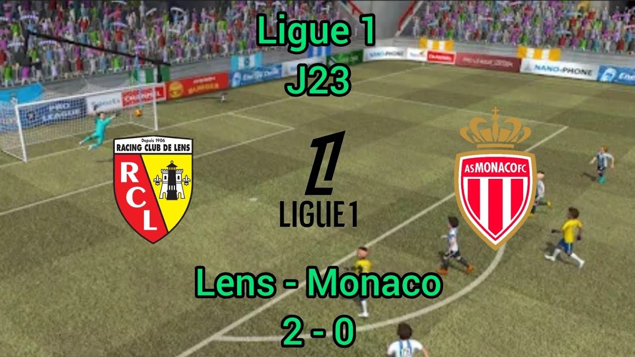 Pro League Soccer/ Lens - Monaco/ Ligue 1 J23