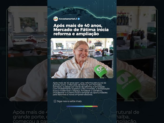 #MercadoDeFátima #Parnaíba #Obras #Infraestrutura #EconomiaLocal #Feirantes