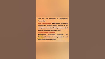 Management Accounting introduction chapter two mark questions with answers #shorts #accounting