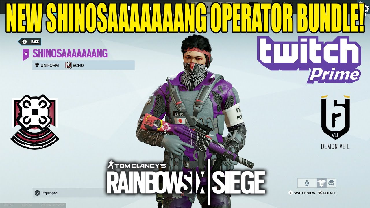 Neue Twitch Prime Packs - Rainbow Six Siege 