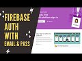 Firebase Authentication User Registration with Email & Password | | Android Application Development