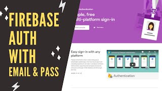 Firebase Authentication User Registration with Email & Password |  | Android Application Development