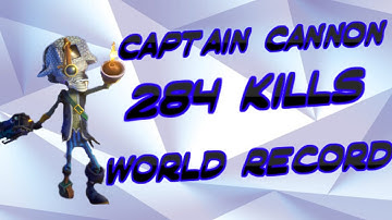 Captain Cannon 284 Kills World Record PvZ GW2