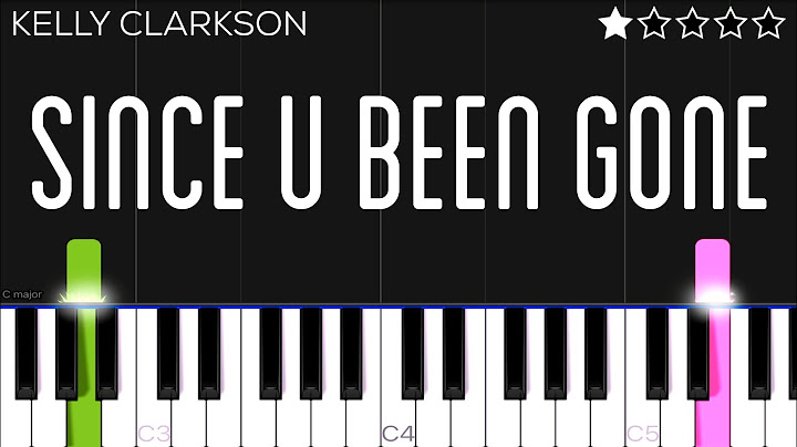 Since U Been Gone Piano version - Piano performance video thumbnail