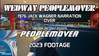 Peoplemover 1976 Jack Wagner Narration over 2023 Footage - Tomorrowland Magic Kingdom