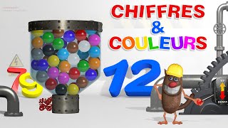 Foufou - Chiffrescouleurs Avec Des Balles Learn Numberscolors With Racing Balls For Kids S06 4K