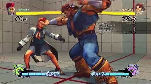 T.Hawk Unblockable OS U2 (C.Viper, Guile, Guy, Cody, El Fuerte)