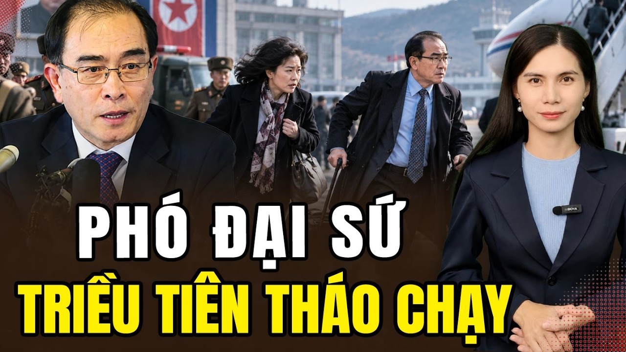 Phó Đại sứ Triều Tiên mang theo bí mật của Bình Nhưỡng đào tẩu | 60 Giây Tinh Hoa TV