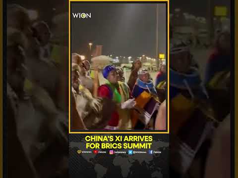China's Xi Jinping Arrives In Johannesburg For 15Th Brics Summit