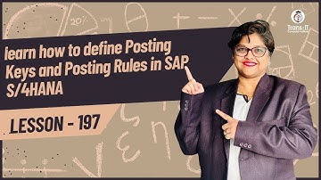 #lecture 197: learn how to define Posting Keys and Posting Rules in SAP S/4HANA | #sapficotutorial |