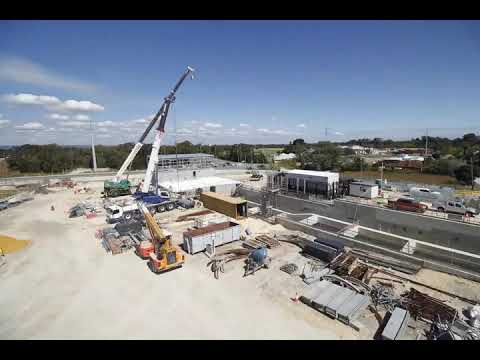 Forrestfield-Airport Link: Bayswater portal building construction (November 2020)