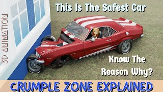 How To Check Safety Of A Car? Importance Of Crumple Zone.(3D Animation)(with subtitles). by Animated Beardo 687 views 1 year ago 3 minutes, 20 seconds