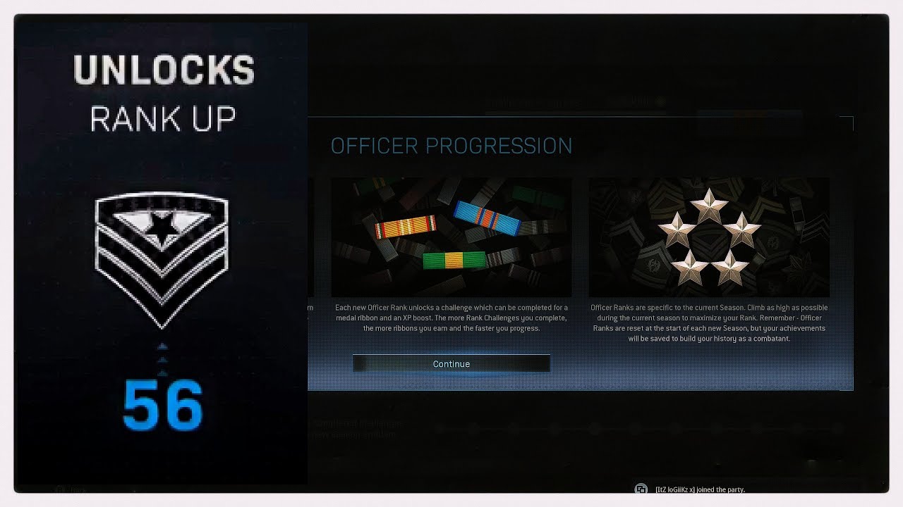 MODERN WARFARE: OFFICER RANK SYSTEM ACHIEVED! WHAT HAPPNS? + CHALLENGES, RIBBONS AND MUCH MORE !