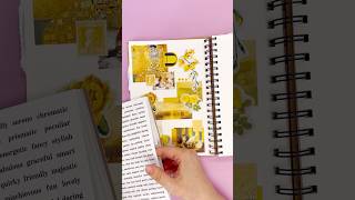 Yellow Stickers Junk Journal Page @ACherryOnTopCrafts