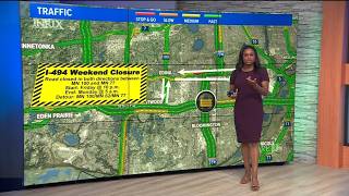 Part of I-494 will shut down this weekend