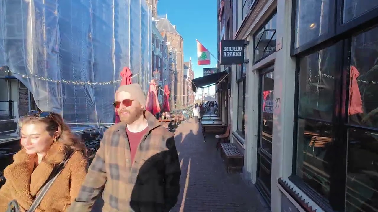 Beautiful Spring Walk in Amsterdam 🇳🇱 | Sunny Day City Tour 4K