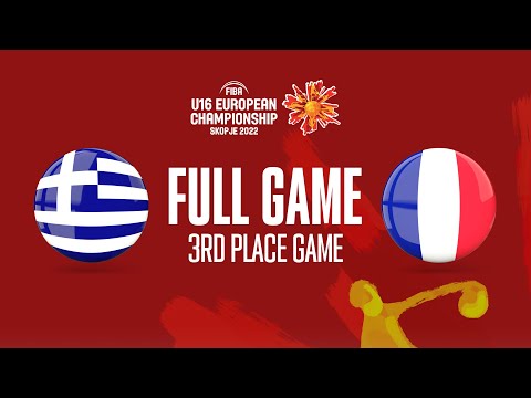 LIVE | 3RD PLACE GAME: Greece v France | FIBA U16 European Championship 2022