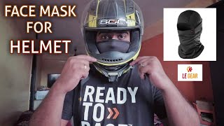 LE GEAR PRO PLUS FACE MASK | BEST BALACLAVA FOR MOTORCYCLE RIDES