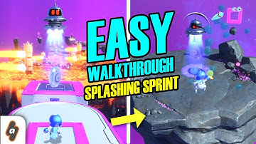 EASY Guide: How to Complete the Splashing sprint in Astro Bot