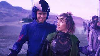 Loki and Sylvie Fool the Guards and Board the Train - Loki (TV Series 2021) S1E3
