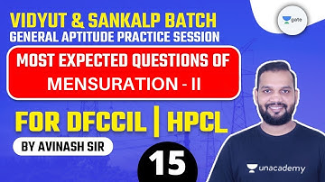 Most Expected Questions of Mensuration - II for #DFCCIL, #HPCL - 2 | L - 15 | Trick/Shortcut