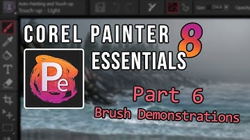 Brush Demonstrations - Corel Painter Essentials 8 Course (Part 6)