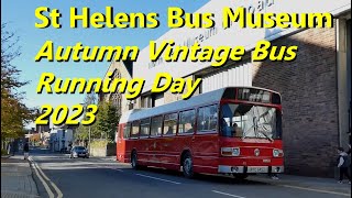 St Helens Bus Museum Autumn Vintage bus Running Day 2023