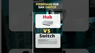 Perbedaan Hub dengan Switch!#shorts #switch