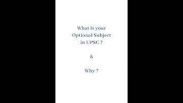UPSC Optional Subject #upsc #prelims #mains #interview #viral #trending #shorts #video #india