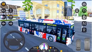 محاكي الحافلات 2023 مدرب حقيقي يقود الحافلة في المدينة العاب اندرويد Mobile games Best Phone Games screenshot 3