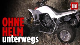 Vater stirbt bei Quad-Crash, Sohn (10) wird verletzt