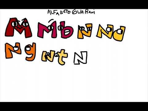 Haciendo el alfabeto guaraní en versión alphabet lore Parte 2 (M T