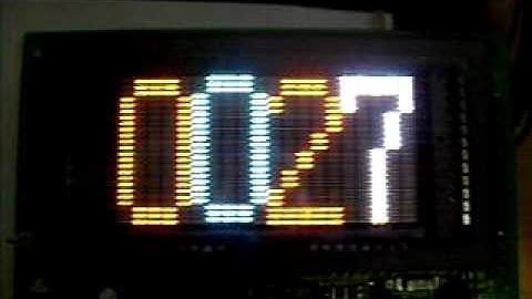 Noritake itron dual color VFD module