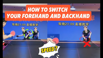 Hoe je je forehand en backhand wisselt