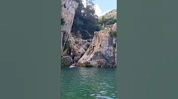 القفز الحر في عين الزرقاء بتطوان المغرب شمال المغرب عين الزرقاء تطوان 