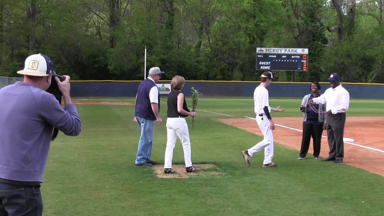 Decatur Baseball Senior Night Celebration April 11, 2018 YouTube