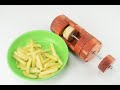 how to make french fries cutters , you can make at home