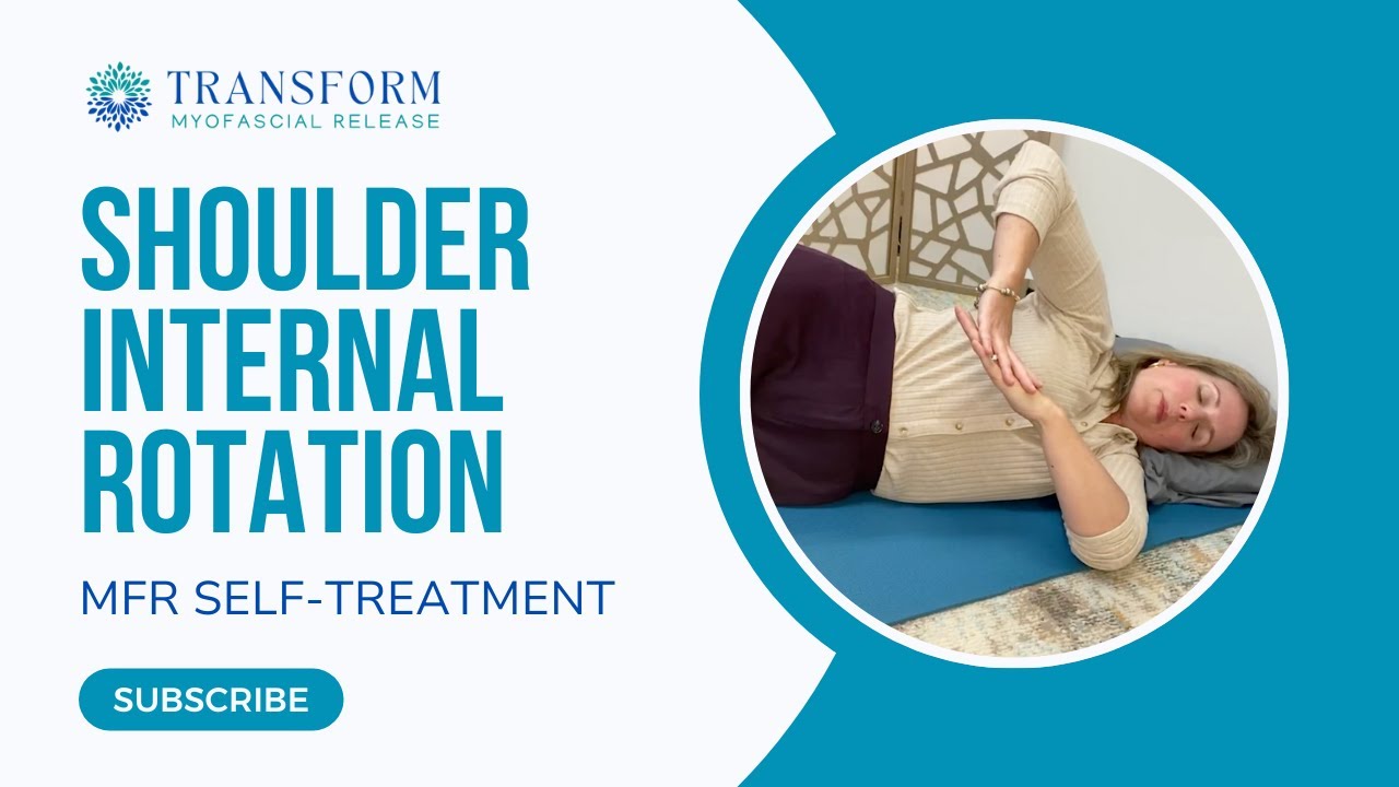 Self MFR Sleeper Stretch for Shoulder Internal Rotation - YouTube