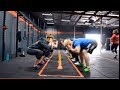 Cone game reaction time funny group fitness activity