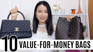 Louis Vuitton Alma luxury designer handbags - price guide and values