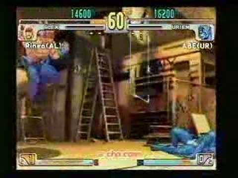 SFIII: 3rd Strike - Alex [Ringo] vs Urien [ABE]