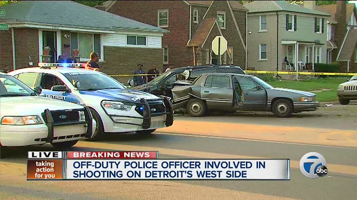 Off-duty police officer involved in shooting on Detroit's west side