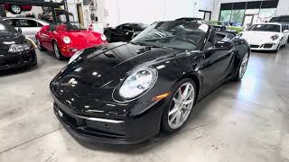 4K Original Mile 1 - Owner 2020 Porsche 911 Carrera 4S Cabriolet Full Exterior/Interior Walk Around