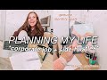 WFH VLOG: August reset, planning, monthly goals, planning content, how to stay organized + motivated