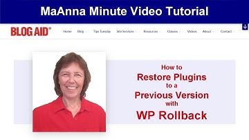 Restore Plugins to a Previous Version with WP Rollback