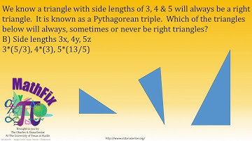 MF 8 G 6 Pythagorean Triples relat