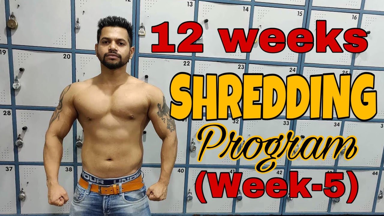 4 month body transformation fat to fit 12 WEEKS SHREDDING PROGRAM | TRANSFORMATION SERIES |( WEEK - 5 ) | HINDI