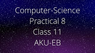 Computer-Science Practical# 8 Class 11 Create queries using wizard and design view AKU-EB
