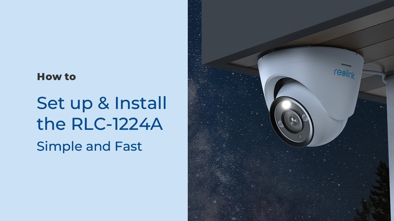 Reolink POE IP Dome Camera 12MP Fixed RLC-1224A