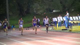 20141102 東大競技会 100m 朏島